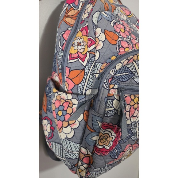 Vera‎ Bradley Quilted Essential Compact Backpack 18 Inches Evening Tropical main image 4